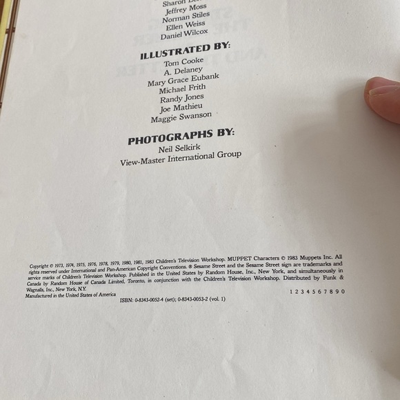 Vintage Seasame Street Books from the early 80s
Volume 1,2,3,4 - Picture 5 of 15